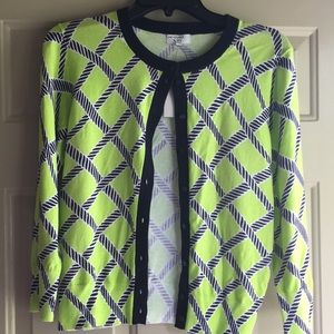 NWT Crown and Ivy Patterned Cardigan